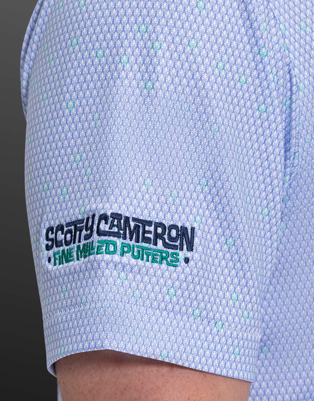 Scotty Cameron Circle T Jackpot Johnny Geo Skull Polo Shirt