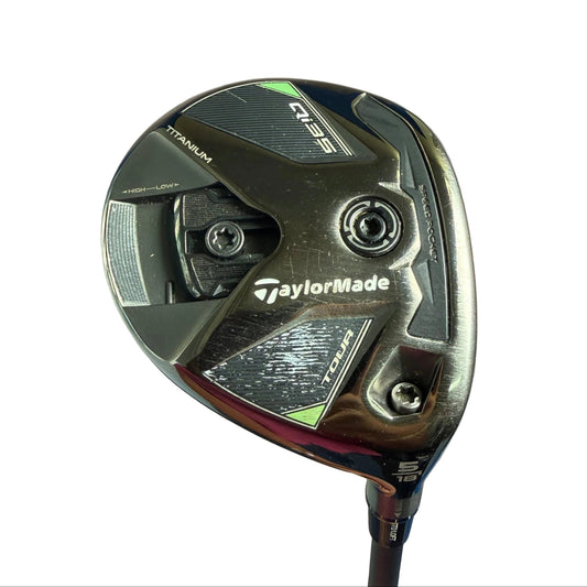 Pre-Owned TaylorMade Qi35 Tour Titanium 5 Fairway Wood (18.0) w/Mitsubishi Chemical Vanquish Flex-R (Regular) Graphite Shaft (Average)