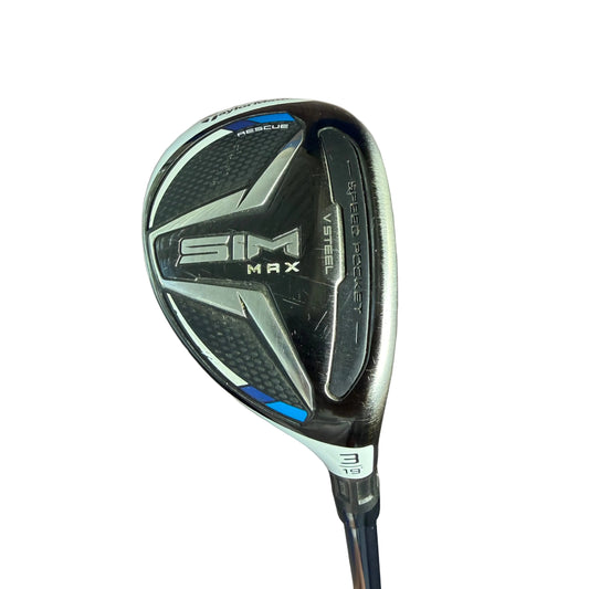 Pre-Owned TaylorMade Sim Max 3 Hybrid (19.0) w/  Fujikura Ventus 6-R (Regular) Graphite Shaft 40.5" (Average)
