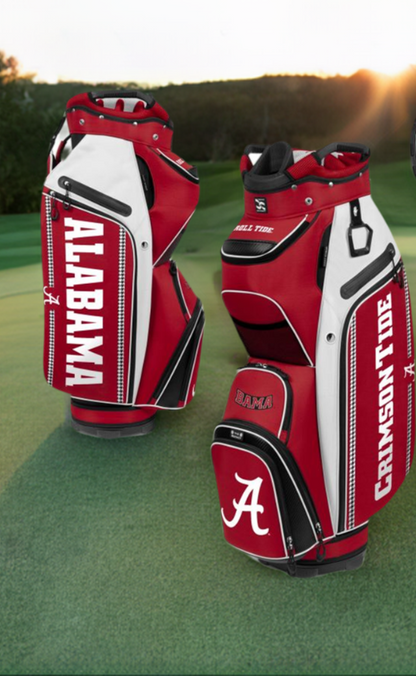 Alabama Crimson Tide Bucket III Cooler Golf Cart Bag - The Golf Guys Online