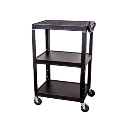 Steel Adjustable Height AV Cart - The Golf Guys Online