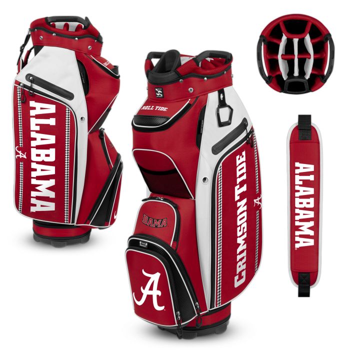 Alabama Crimson Tide Bucket III Cooler Golf Cart Bag - The Golf Guys Online