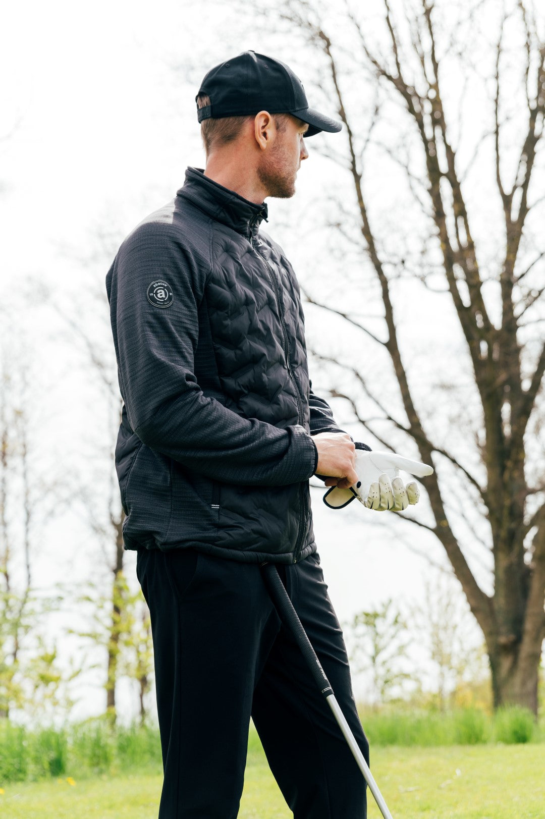 Men Elgin wind and warm hybrid jacket - The Golf Guys Online