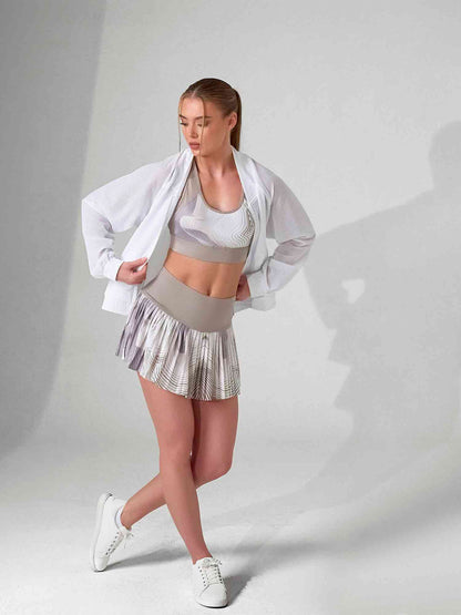 BAILA Mesh Athletic Jacket | Two-Way Zip Performance Bomber | First Position Collection - The Golf Guys Online