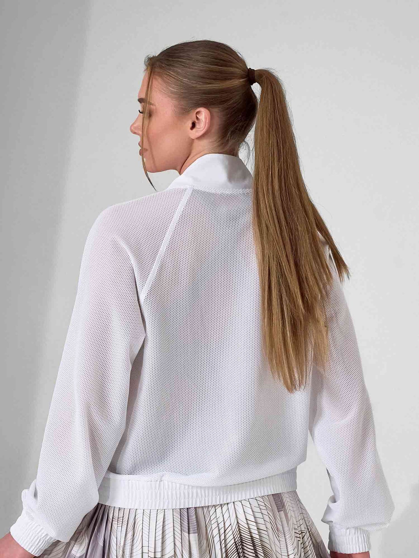 BAILA Mesh Athletic Jacket | Two-Way Zip Performance Bomber | First Position Collection - The Golf Guys Online