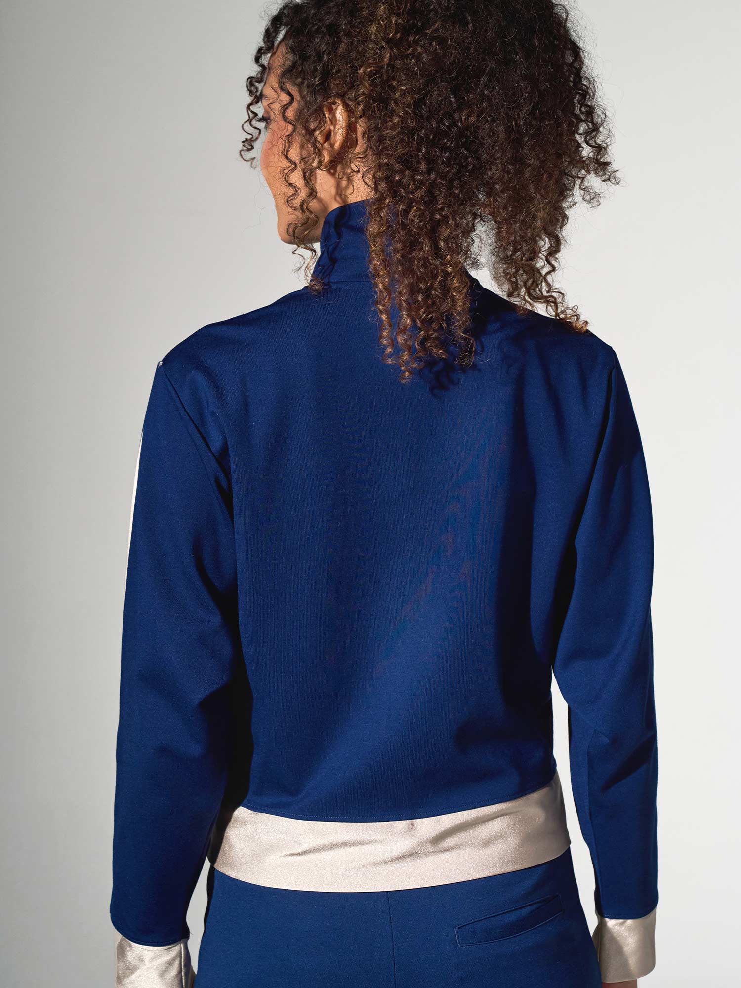 Women's Dolman Sleeve Sofia Knit Jacket - Ink/Silver Sand - The Golf Guys Online