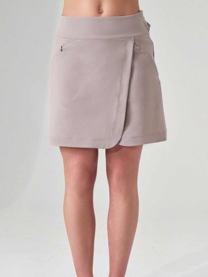 MAI 17" Wrap Golf Skirt | Athletic Skort with 4 Pockets | First Position Collection - The Golf Guys Online