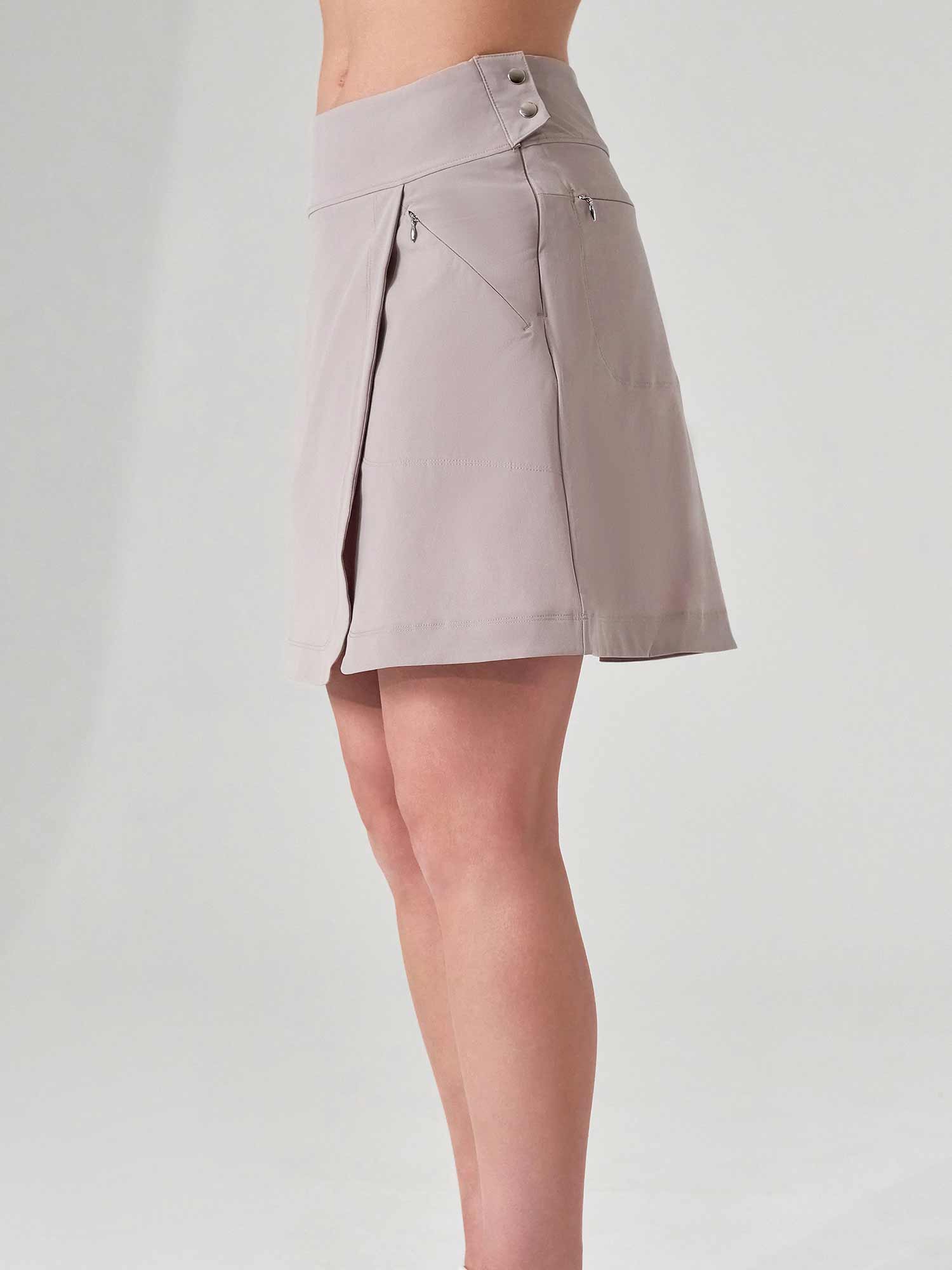 MAI 17" Wrap Golf Skirt | Athletic Skort with 4 Pockets | First Position Collection - The Golf Guys Online