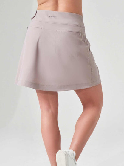 MAI 17" Wrap Golf Skirt | Athletic Skort with 4 Pockets | First Position Collection - The Golf Guys Online