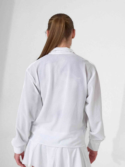 BAILA Mesh Athletic Jacket | Two-Way Zip Performance Bomber | First Position Collection - The Golf Guys Online