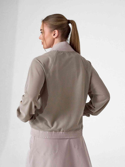 BAILA Mesh Athletic Jacket | Two-Way Zip Performance Bomber | First Position Collection - The Golf Guys Online