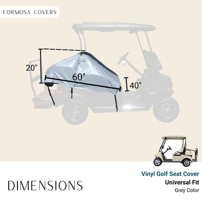 Vinyl Golf Cart Seat Cover