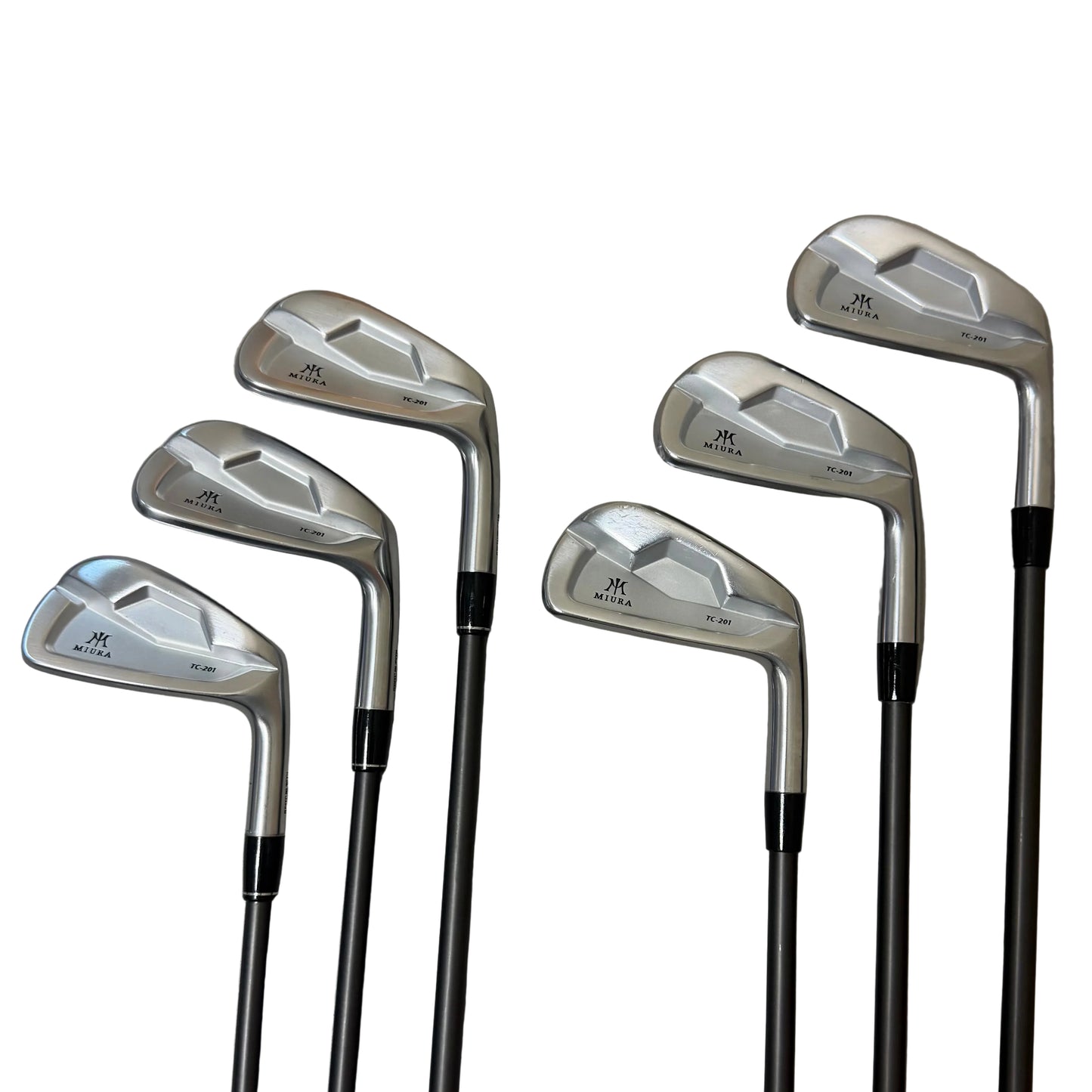 Pre-Owned Miura TC-201 Iron Set (5-PW) w/ AeroTech Steel Fiber Private Reserve i110 Flex-S (Stiff) Graphite Shaft Right Hand [Playing Length: 0.25 Over Standard] (Above Average)