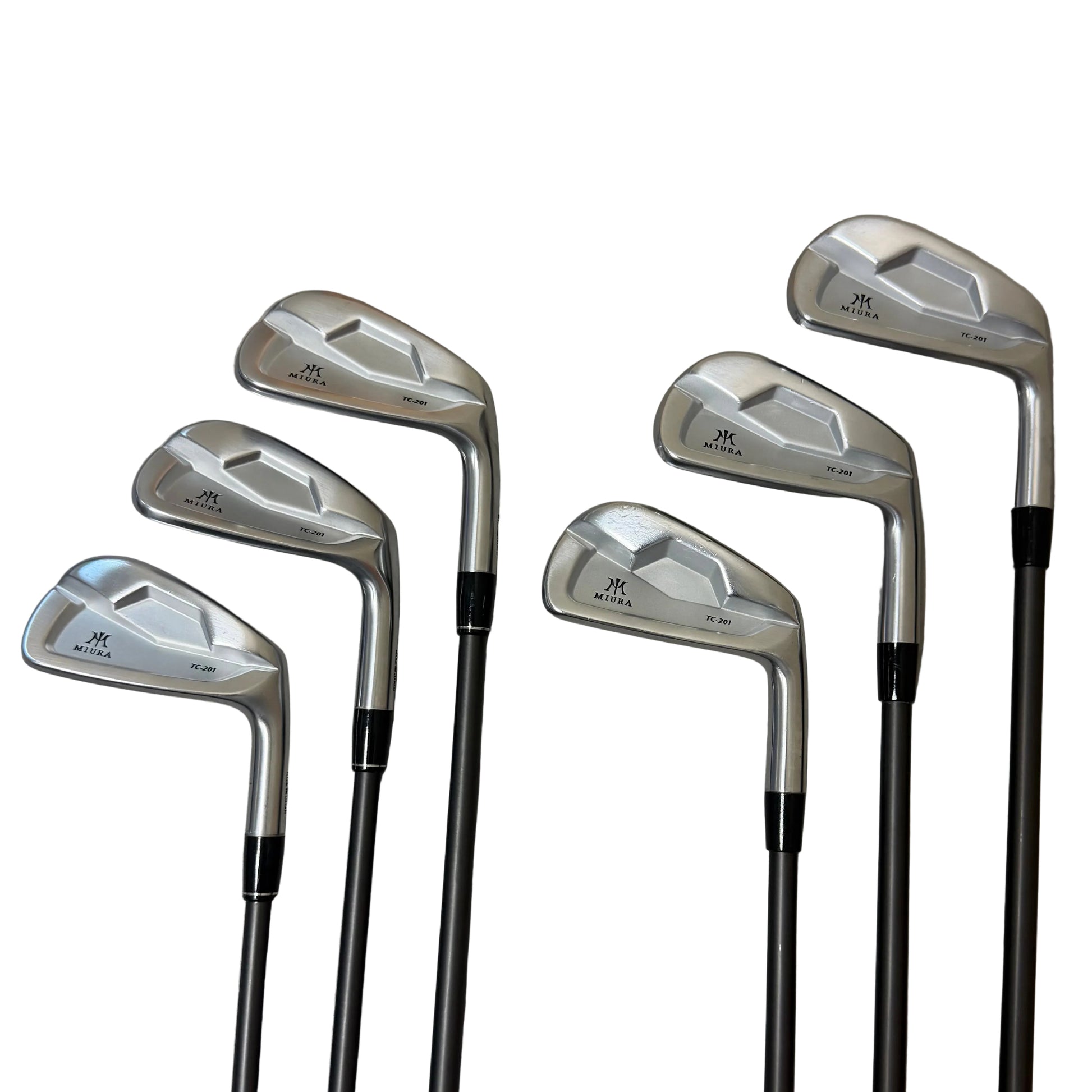 Pre-Owned Miura TC-201 Iron Set (5-PW) w/ AeroTech Steel Fiber Private Reserve i110 Flex-S (Stiff) Graphite Shaft Right Hand [Playing Length: 0.25 Over Standard] (Above Average)
