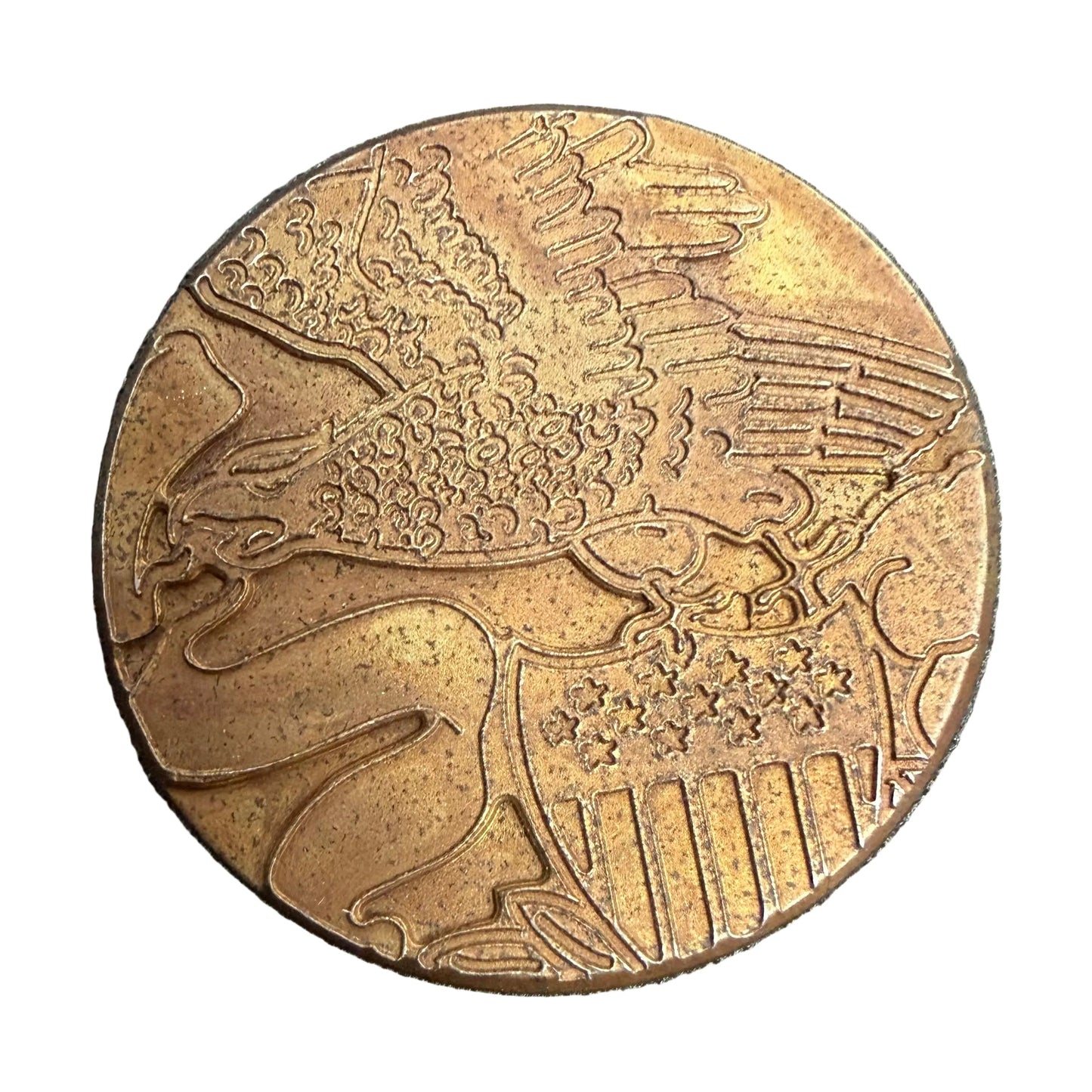 Limited Bettinardi Custom Dept. Bronze American Eagle Golf Ball Marker