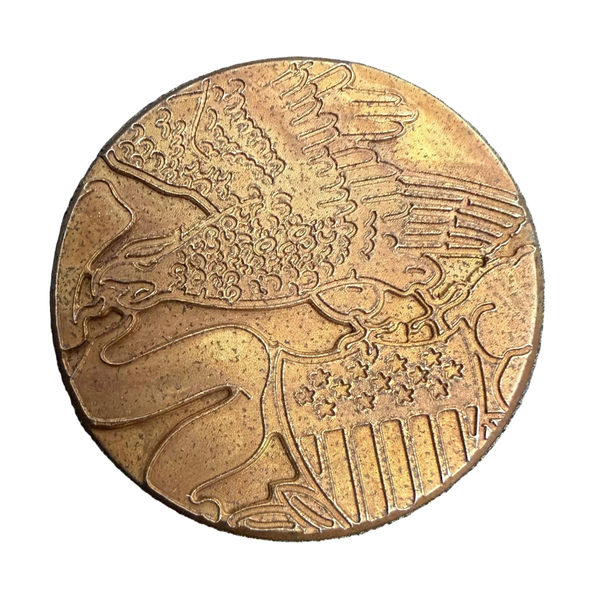 Limited Bettinardi Custom Dept. Bronze American Eagle Golf Ball Marker