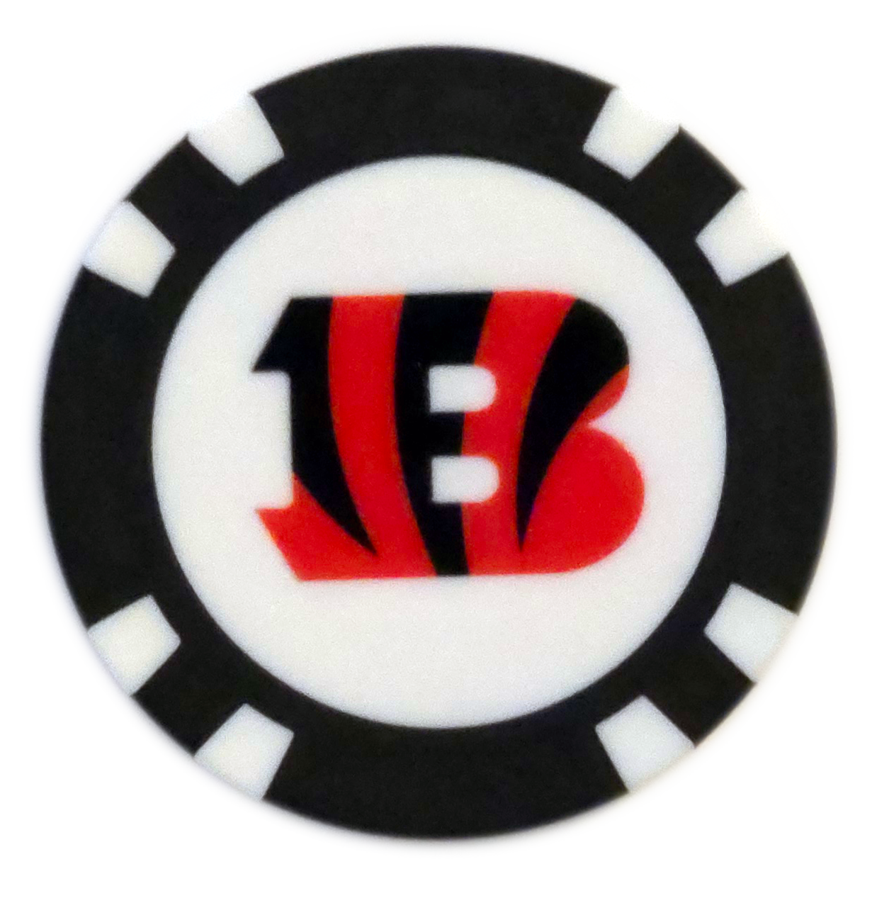 Cincinnati Bengals Poker Chip Golf Ball Marker