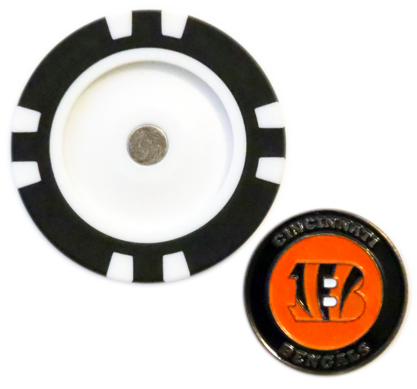 Cincinnati Bengals Poker Chip Golf Ball Marker - Thumbnail 5