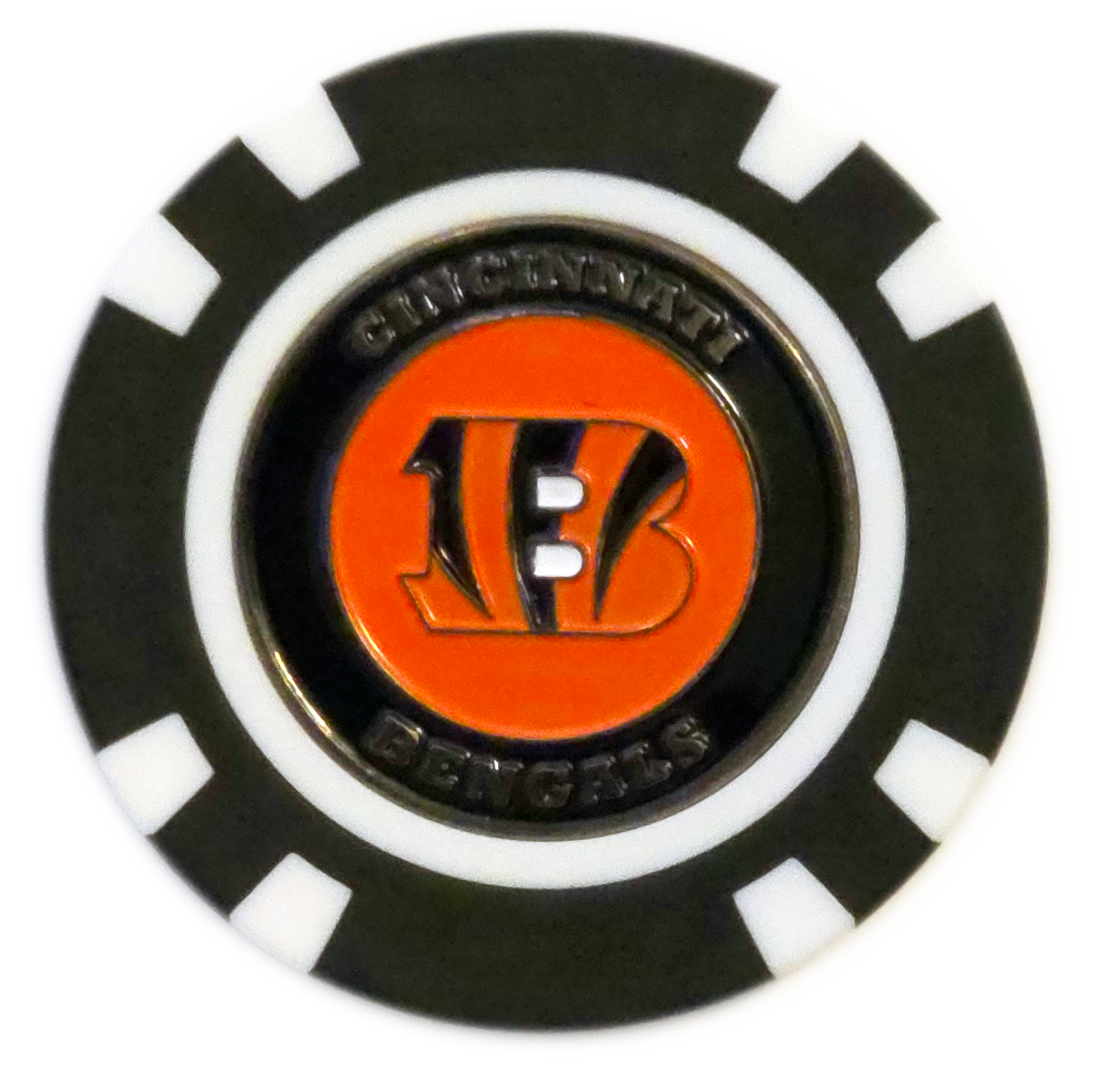 Cincinnati Bengals Poker Chip Golf Ball Marker - Thumbnail 2
