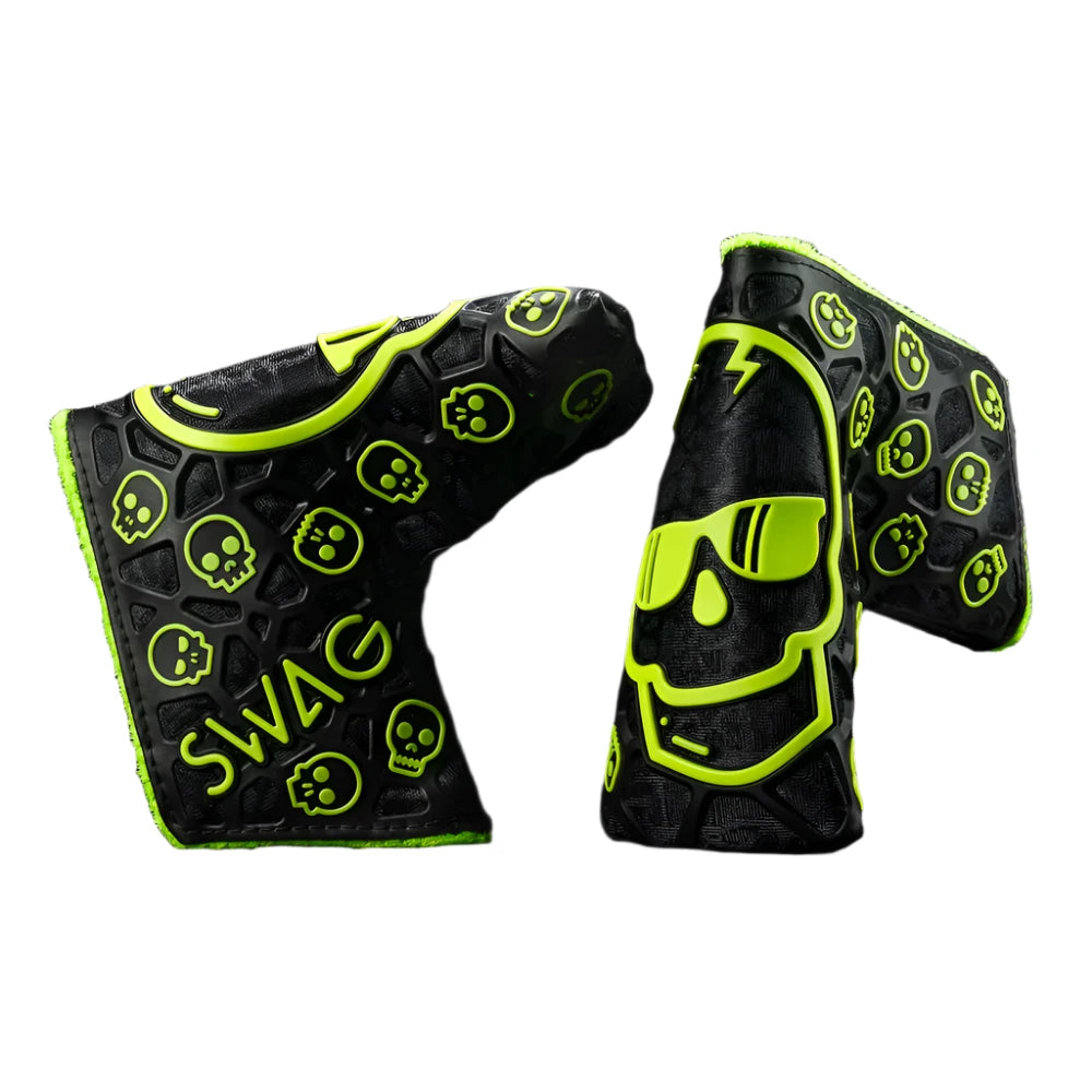 SWAG Golf Eclipse Ecto Flare Skull Blade Putter Headcover