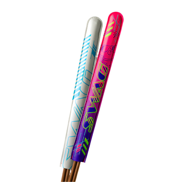 Swag Golf - Neon Pink Retro Ski Alignment Sticks Cover - The Golf Guys Online