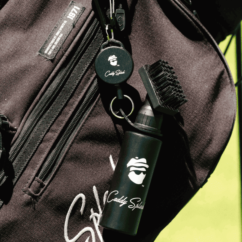 Original Golf Club Water Brush Cleaner - Black Caddy Splash