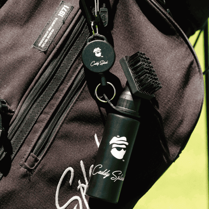 Original Golf Club Water Brush Cleaner - Black Caddy Splash