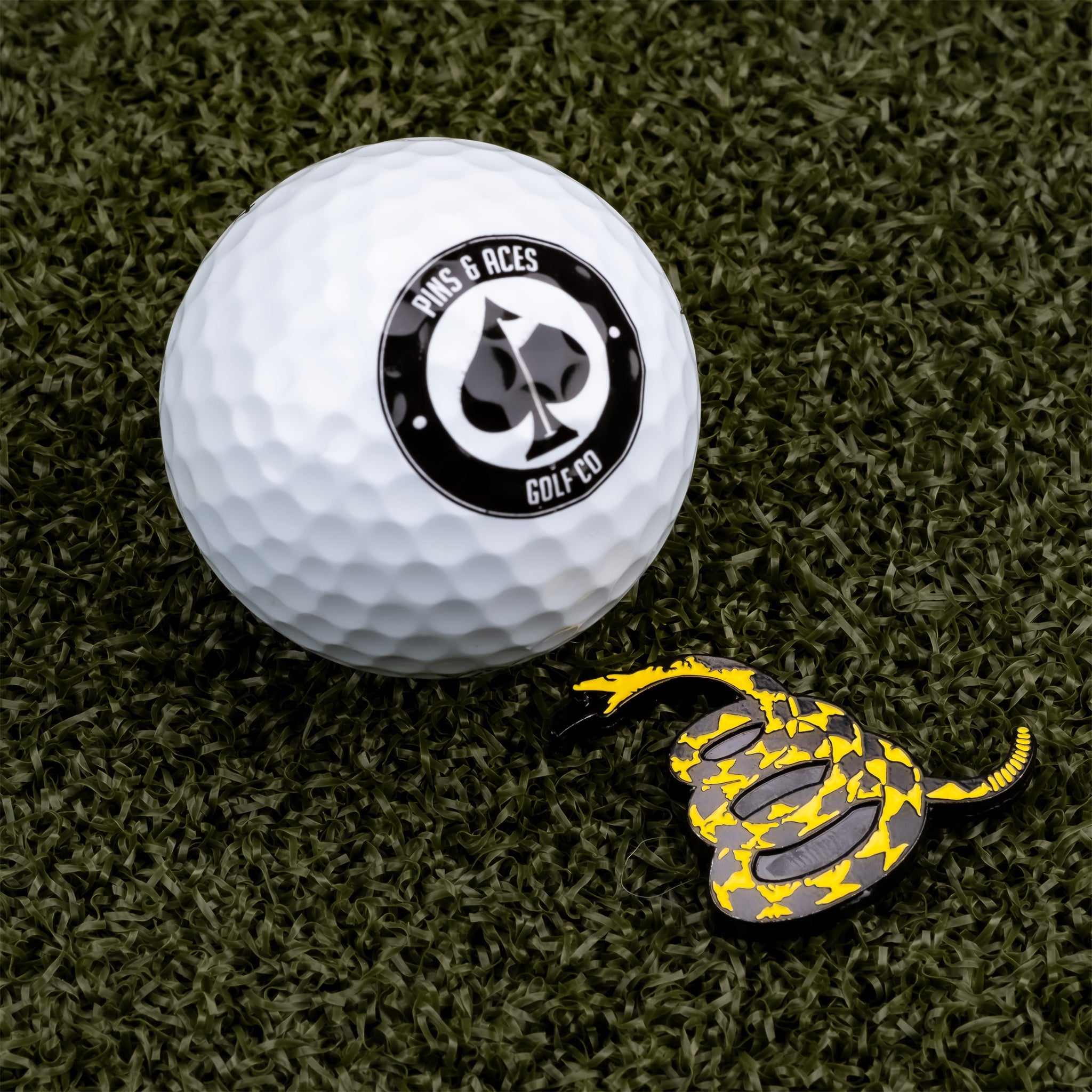 Pins and Aces Don't Tread on Me Ball Marker - Thumbnail 5