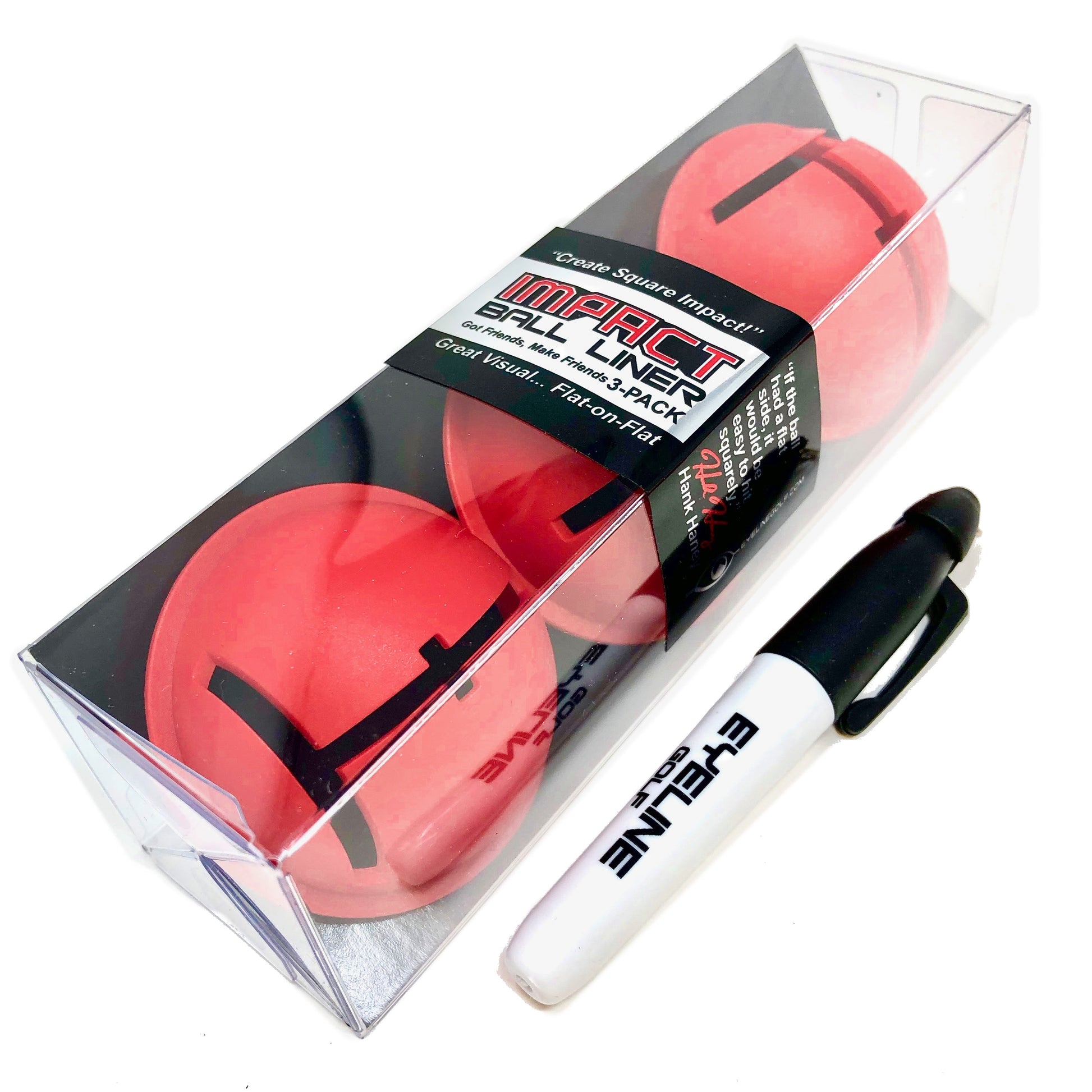 Impact Ball Liner 3-Pack by Hank Haney EyeLine Golf