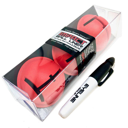 Impact Ball Liner 3-Pack by Hank Haney EyeLine Golf