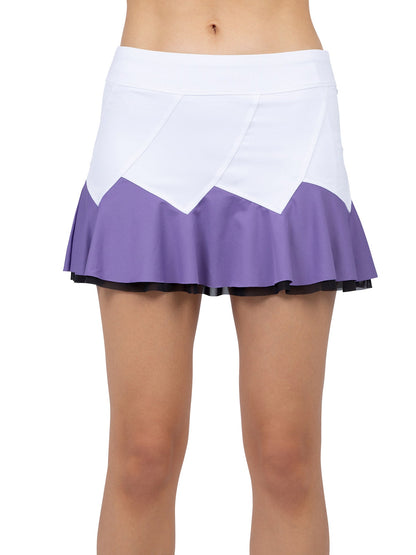 Baseline Butterfly Skirt - White/Lavender Combo - The Golf Guys Online