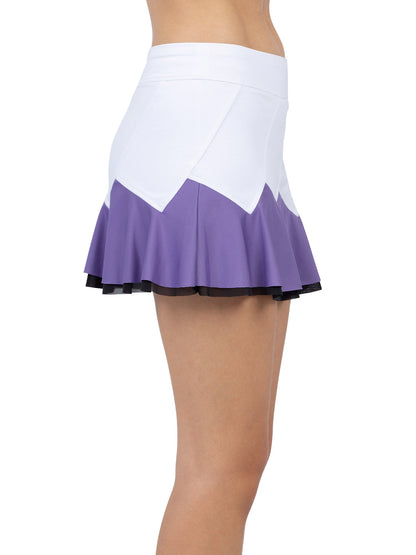 Baseline Butterfly Skirt - White/Lavender Combo - The Golf Guys Online