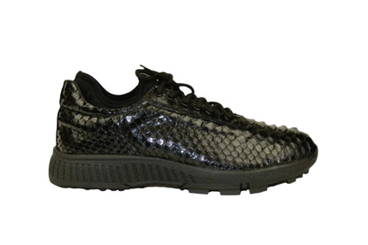 W&H Viper - Python Men's Golf Shoes in All Black