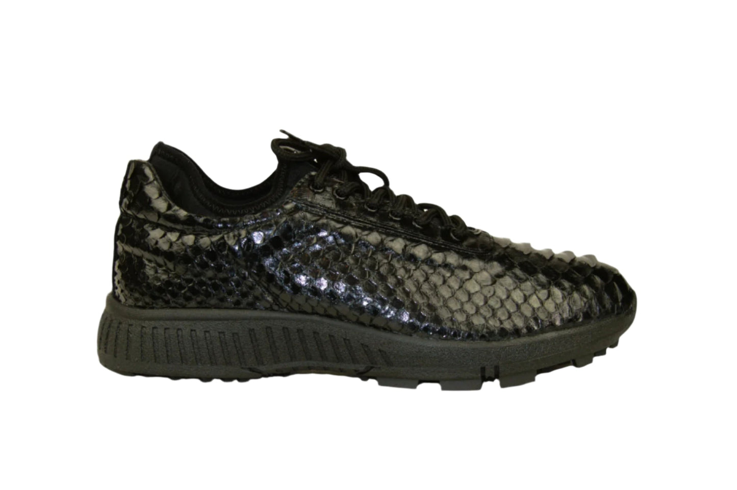 W&H Viper - Python Women's Golf Shoes in All Black