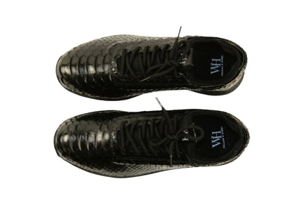 W&H Viper - Python Men's Golf Shoes in All Black