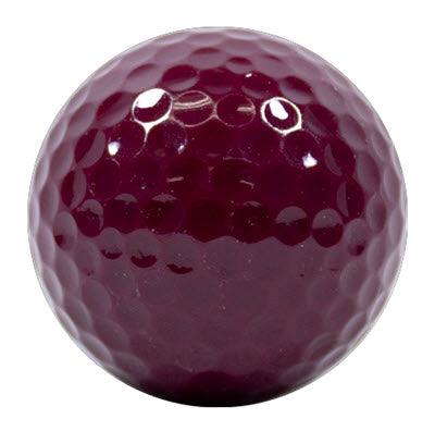 Burgundy Golf Balls - New