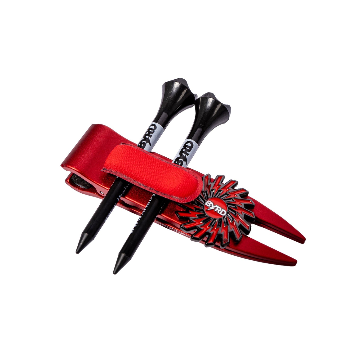 THE BYRD GOLF DIVOT CLYP - Red Finch - The Golf Guys Online
