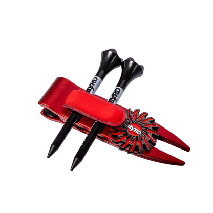 THE BYRD GOLF DIVOT CLYP - Red Finch - The Golf Guys Online