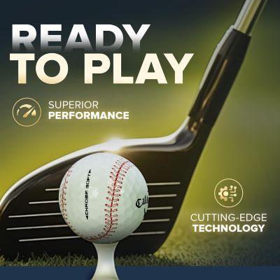 Personalized Refurbished Callaway Chrome Soft Baseball Golf Balls