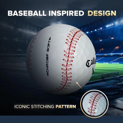 Personalized Refurbished Callaway Chrome Soft Baseball Golf Balls