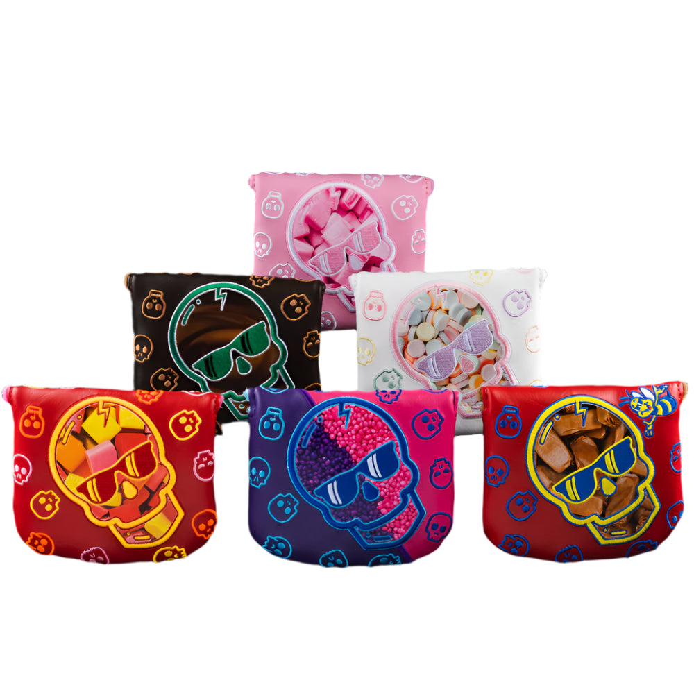 Swag Golf - Candy Skull Mallet 2022 Mallet Putter Headcover Set - The Golf Guys Online