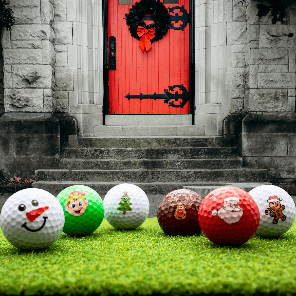 New Novelty Deluxe Christmas Mix Golf Balls
