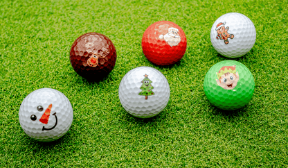 New Novelty Deluxe Christmas Mix Golf Balls
