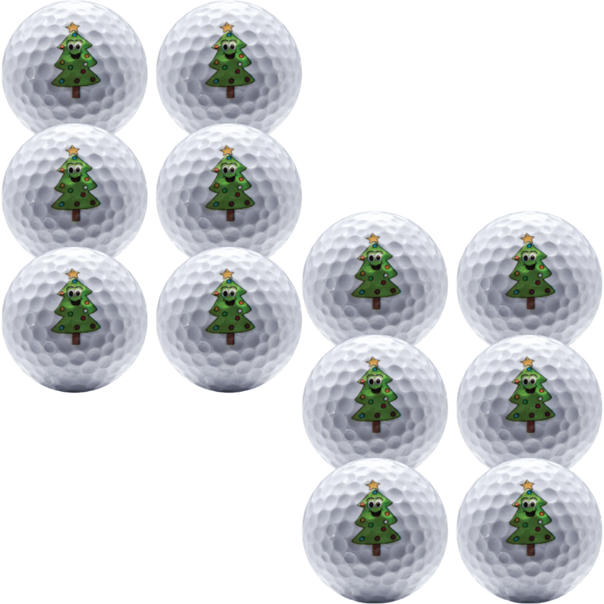 New Novelty Friendly Christmas Trees Golf Balls