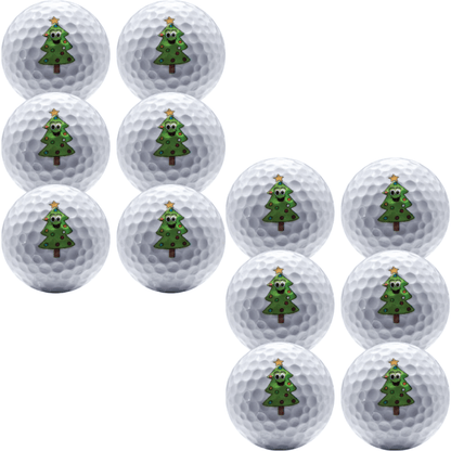 New Novelty Friendly Christmas Trees Golf Balls