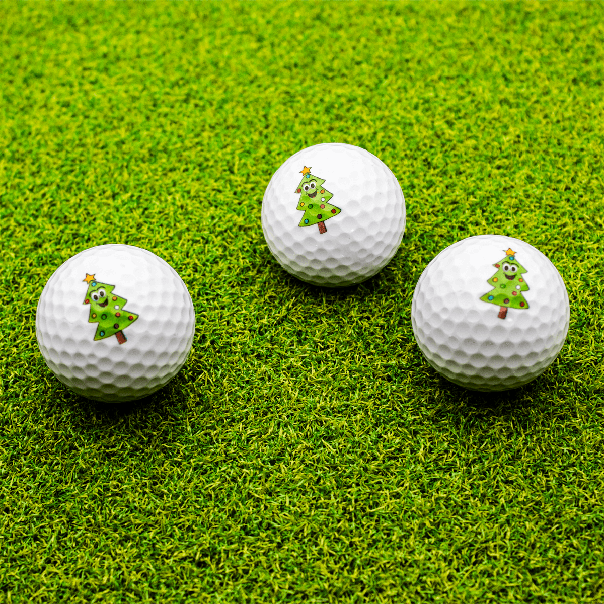 New Novelty Friendly Christmas Trees Golf Balls