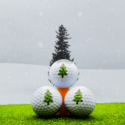 New Novelty Friendly Christmas Trees Golf Balls