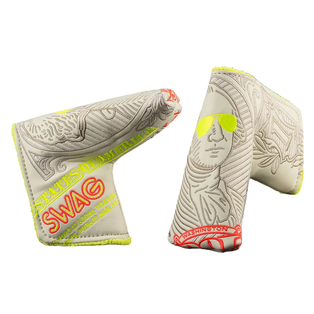 Swag Golf Lemon Glow Gigantic George Limited Blade Putter Headcover *opened, no bag*