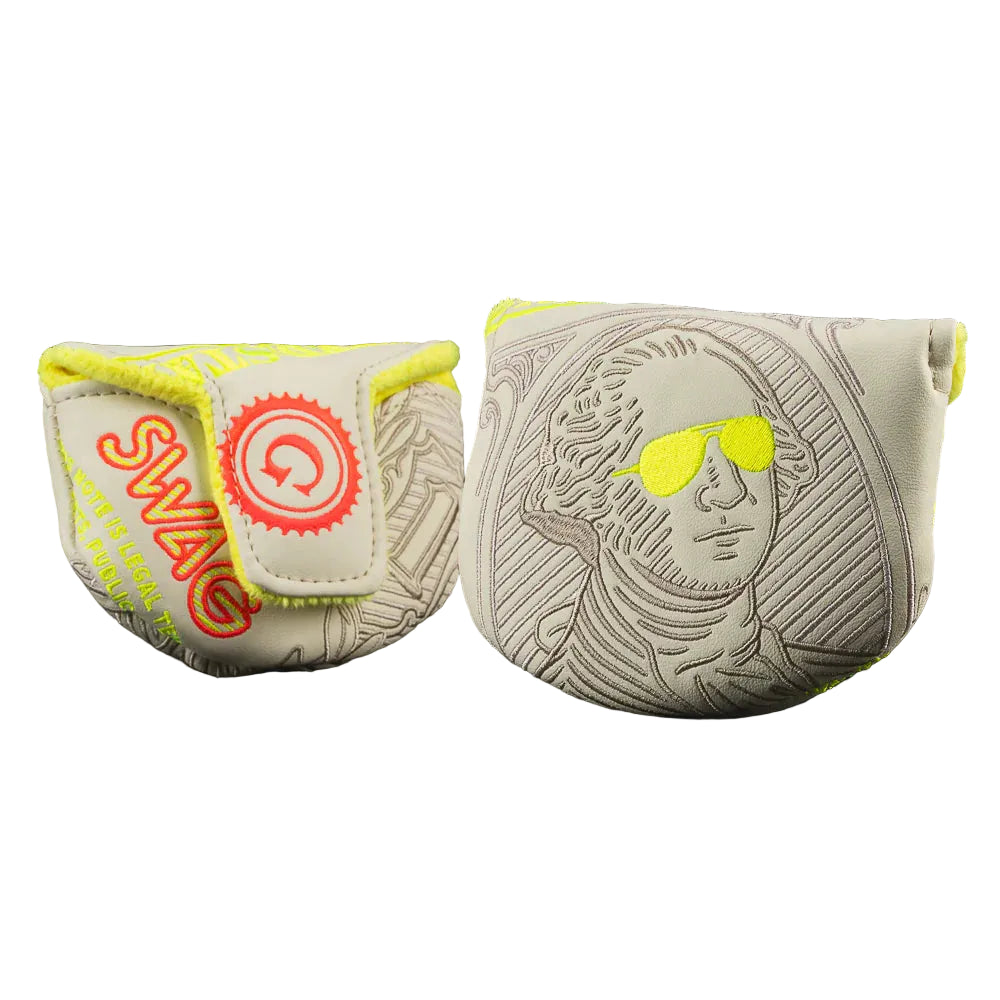 Swag Golf Lemon Glow Gigantic George Boss Limited Mallet Putter Headcover *opened, no bag*