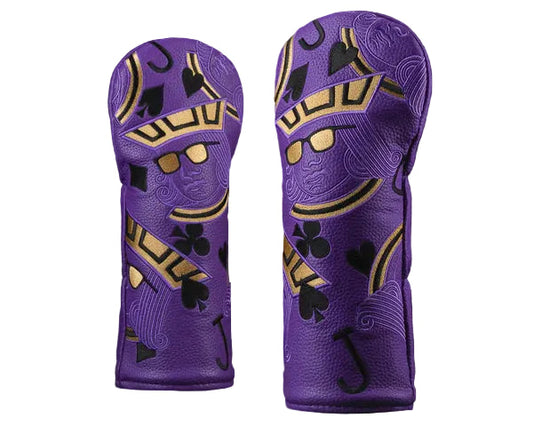 Swag Golf - Purple Reign Poker Jack Fairway Wood Headcover *opened, no bag*